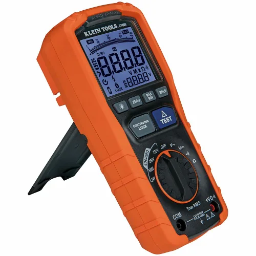 Vista 13 de Klein Tools ET600 Multímetro, Probador de Aislamiento Megohmímetro, Resistencia de 4000 Ohms, 125V/250V/500V/1000V, Multímetro Automático de Rango