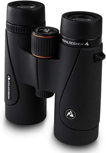 Vista 4 de Celestron 71400 Binoculares para rastrear, color verde militar.