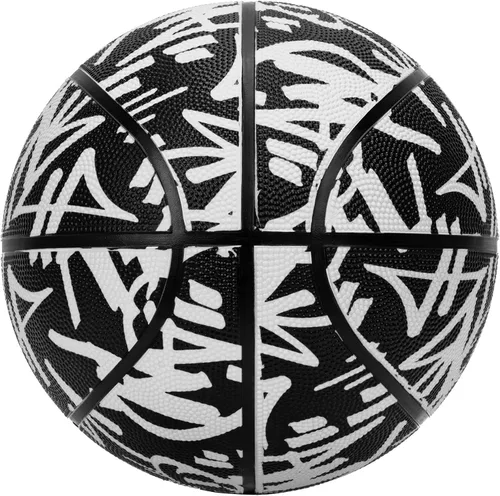 Vista 2 de AND1 Fantom Classic Graffiti - Balón de baloncesto de goma, tamaño 27.5 Graffiti negro/blanco