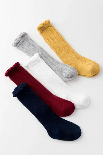 Vista 5 de Jastore 5 pares3 pares de calcetines de algodón unisex para bebé y niño