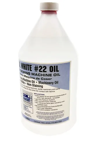 Vista 3 de Lily White/Crystal Clear - Aceite para máquina de coser - 1 galón