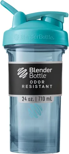 Vista 11 de BlenderBottle - Botella agitadora Pro Series ideal para batidos de proteínas y preentrenamiento, 32 onzas, color negro