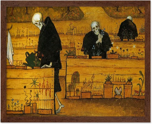 Vista 39 de Poster Master Póster de fotografía vintage, impresión gótica retro, regalo para artista, amigo, Halloween, familia espeluznante, disfraz extraño