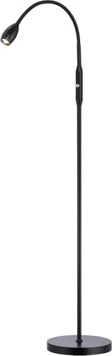 Vista 8 de O’Bright Ray – Lámpara de pie ajustable con haz LED, foco regulable y con zoom, cuello de cisne flexible, lámpara de pie para lectura/manualidades