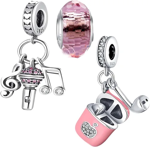 Vista 167 de LNQOBU Happy Life - Colgante para pulseras de abalorios, plata de ley 925 para mujer (con un espaciador de cuentas)