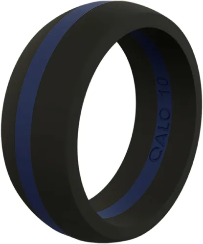 Vista 23 de QALO - Colección de anillos de silicona clásicos para hombre