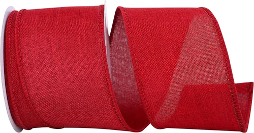 Vista 62 de Cinta Reliant Ribbon 92573W-031-09K para borde con alambre Everyday Linen Value, 1-1/2 pulgadas x 50 yardas, color negro