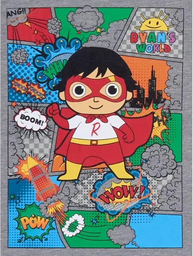Vista 2 de RYANS WORLD Red Titan 2 Pack Graphic T-Shirts Little Kid to Big Kid