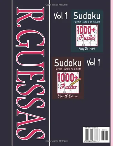 Vista 2 de 1000+ Sudoku Puzzles for Adults Easy to Medium Puzzles Book for Beginner Adults with All Solutions are included in the back VOL 1