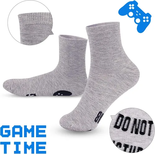 Vista 7 de Calcetines de juegos Do Not Disturb, calcetines para jugadores, regalos divertidos para adolescentes, niños, hombres, mujeres, padre, papá, banda