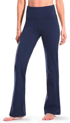 Vista 53 de Safort Pantalones de yoga con entrepierna de 28" 30" 32" 34"más amplios en la parte inferior para botas altas, 4 bolsillos, UPF50+
