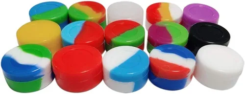 Vista 10 de Gentcy contenedores de silicona para aceite de cera concentrado, 3 ml, Multicolor