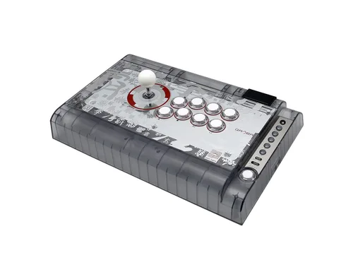 Vista 3 de Qanba Crystal Joystick for PlayStation 4 and PlayStation 3 and PC (Fighting Stick) Officially Licensed Sony Product