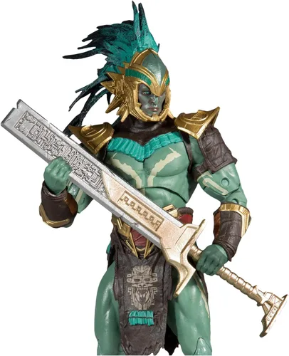 Vista 5 de McFarlane Toys Mortal Kombat Kotal Kahn - Figura de acción de 7 pulgadas con accesorios