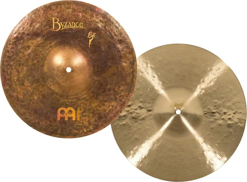 Vista 5 de Meinl Cymbals BV-480+B16TRC Byzance Vintage Series Benny Greb - Juego de platillos de arena con caja de platillos de arena GRATIS de 16 pulgadas