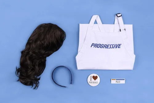 Vista 2 de Progressive seguro de los hombres Flo Disfraz