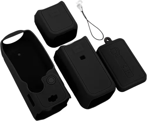 Vista 3 de Yunseity Funda de silicona para cámara deportiva, 3 fundas protectoras, funda suave y flexible para cámara OSMO 3, accesorio protector completo