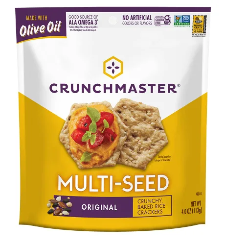 Vista 4 de Crunchmaster Multi-Seed Gluten-Free Original, 4 Ounce (Pack of 12)