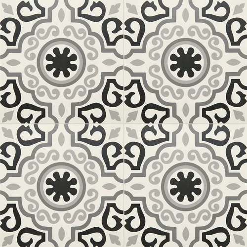Vista 3 de 12x12 Marsella Encaustic Pattern Ceramic Tile Floor Wall (1)