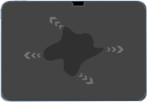 Vista 6 de Mr.Shield Protector de pantalla para iPad Air de 11 pulgadas M3 2025 y M2 2024 [vidrio templado] [2 unidades] Protector de pantalla
