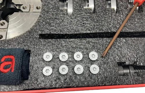 Vista 6 de Nova 23262 Premier Pro-Tek SuperNova 2 Kit de mandíbulas de madera con juego de mandíbula Pro-Tek de 2 pulgadas, tornillo para gusano de madera