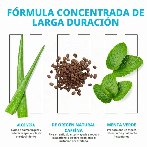 Vista 3 de Loción con cafeína para después de afeitarse marca Pacific Shaving Company, 3 oz, paquete de de 1