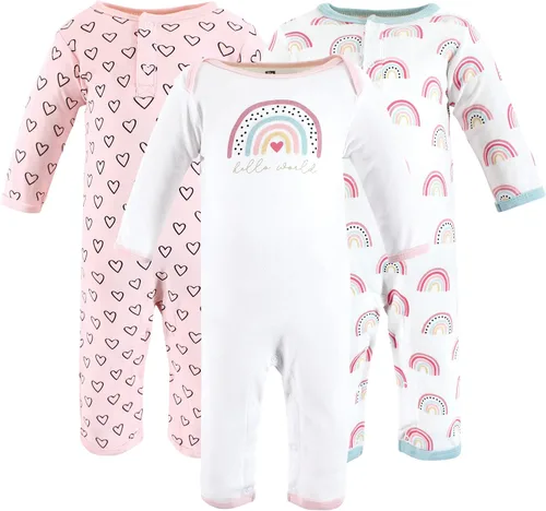 Vista 33 de Hudson Baby - Overol unisex de algodón para bebé Manzana
