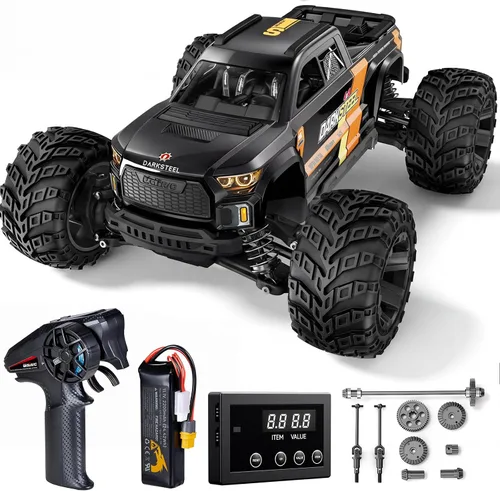 Vista 10 de UDIRC 1610S 3S sin escobillas RC Monster Truck, 56+ MPH Extreme Power Stunt Negro