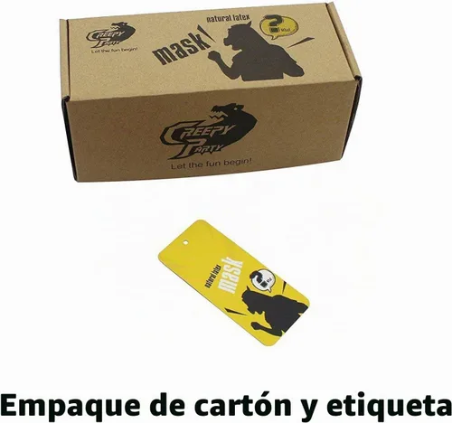 Vista 6 de Máscara de tiburón para disfraz de pez, máscara de disfraz de Halloween, fiesta de látex, máscara de cabeza de animal