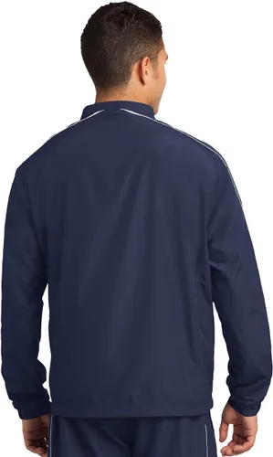 Vista 3 de Sport-Tek Camisa de viento con cremallera de 14 para hombre