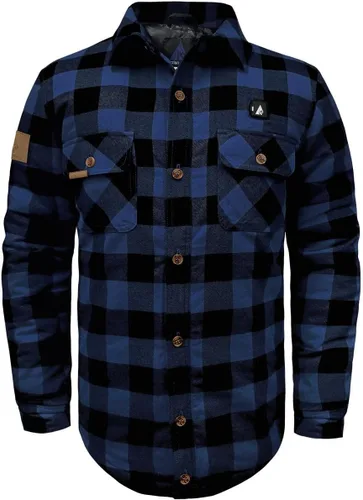 Vista 9 de ActionHeat Camisa de franela calentada con batería de 5 V - Sistema de calefacción de tres zonas, 3 ajustes de calor, paneles de calefacción