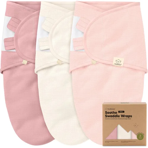 Vista 13 de Paquete de 3 pañales orgánicos para recién nacidos, sacos de dormir para recién nacidos, pañales para bebés de 0 a 3 meses, manta para recién
