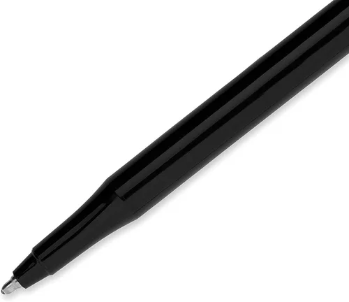 Vista 2 de Paper Mate EraserMate - Bolígrafo borrable, punta media, color negro, caja de 12