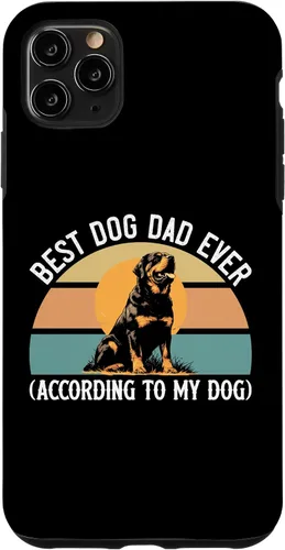Vista 13 de Rottweiler Dog Lover Gift, Best Dog Dad Ever, Rottie Father Case for iPhone 17
