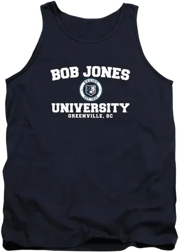 Vista 2 de Bob Jones University Official Circle Logo Unisex Adult Tank Top