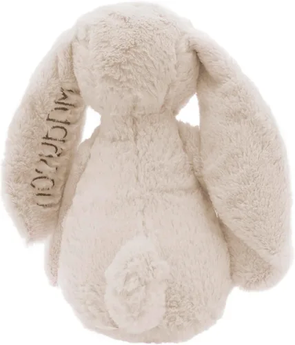 Vista 3 de Conejo de peluche súper suave personalizado - Juguetes de animal de peluche para niños - Regalo personalizado con nombre bordado en la oreja