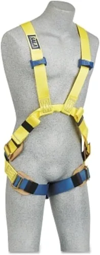 Vista 2 de Arnés de cuerpo completo, M, 310 lb., Amarillo