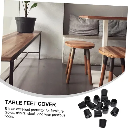 Vista 9 de OSALADI 20 protectores de sofá de goma para muebles, protectores de sofá, protectores de muebles, puntas de caña, tapas de patas de muebles