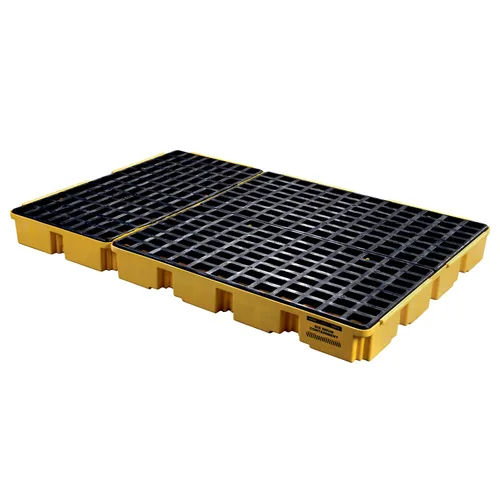 Vista 17 de Eagle Plataforma modular para derrames de un tambor, 26.25"x26"x6.5", sumidero de 15 galones, bandeja de contención de capacidad de carga de 2,000