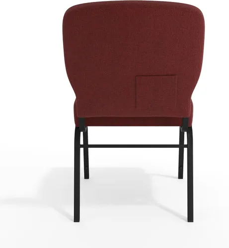 Vista 8 de Flash Furniture Advantage Signature Elite - Silla de iglesia granate, 20 pulgadas de ancho