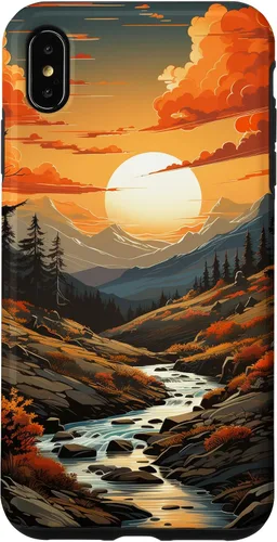Vista 11 de Great Smoky Mountains - Mountain Scene Mountain Theme Nature Case for iPhone 17