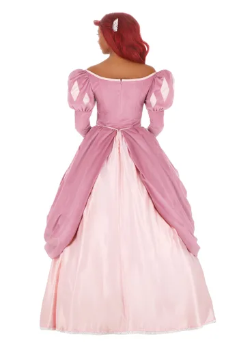 Vista 4 de Disfraz de Vestido Rosa de La Sirenita Ariel para Mujer de Disney Multicolor