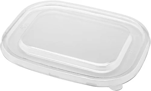 Vista 9 de Restaurantware Solo tapas: tapas de cúpula de plástico Pulp Tek, 100 tapas desechables para contenedores, los contenedores se venden por separado