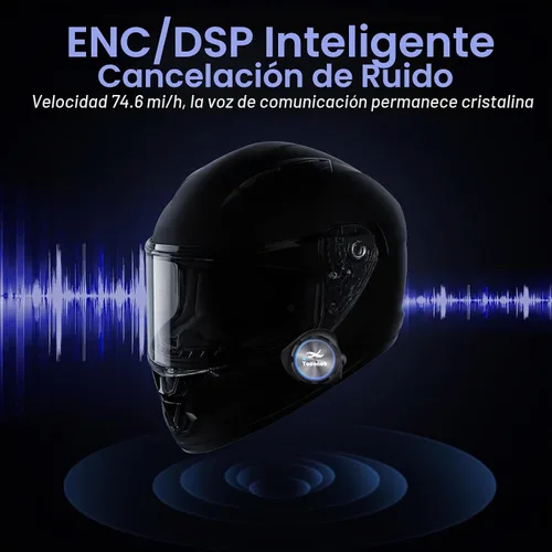Vista 4 de Auriculares Bluetooth Y3 para casco (más adecuados para parejas), teléfono de respuesta automática, intercomunicador, música, intercomunicador