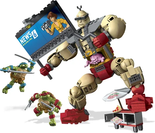 Vista 6 de Mega Bloks coleccionistas de Tortugas ninja mutantes adolescentes, la destrucción de Krang