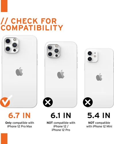 Vista 2 de URBAN ARMOR GEAR UAG Funda protectora para iPhone 12 Pro Max 5G (pantalla de 6.7 pulgadas), resistente y ligera, delgada, a prueba de golpes
