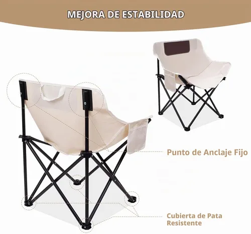 Vista 4 de Silla plegable portátil para sauna