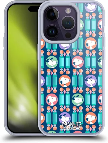 Vista 30 de Head Case Designs Snoopy Deco Dreams - Funda de gel suave con licencia oficial de Peanuts Blue Pattern compatible con Apple iPhone 7 Plus/iPhone 8