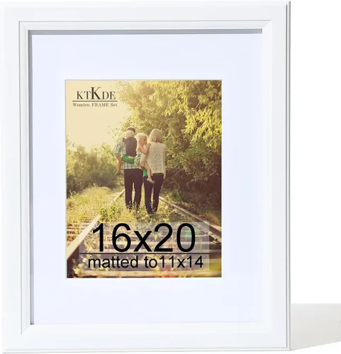 Vista 49 de KTKDE Portarretratos gris de 8 x 10 pulgadas con paspartú extraíble para fotos de 5 x 7 pulgadas, vidrio real para portarretratos de 8 x 10