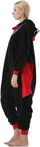 Vista 4 de SAMGU Adult Onesie Animal Halloween Cosplay Costume One Piece Pajamas for Women and Men